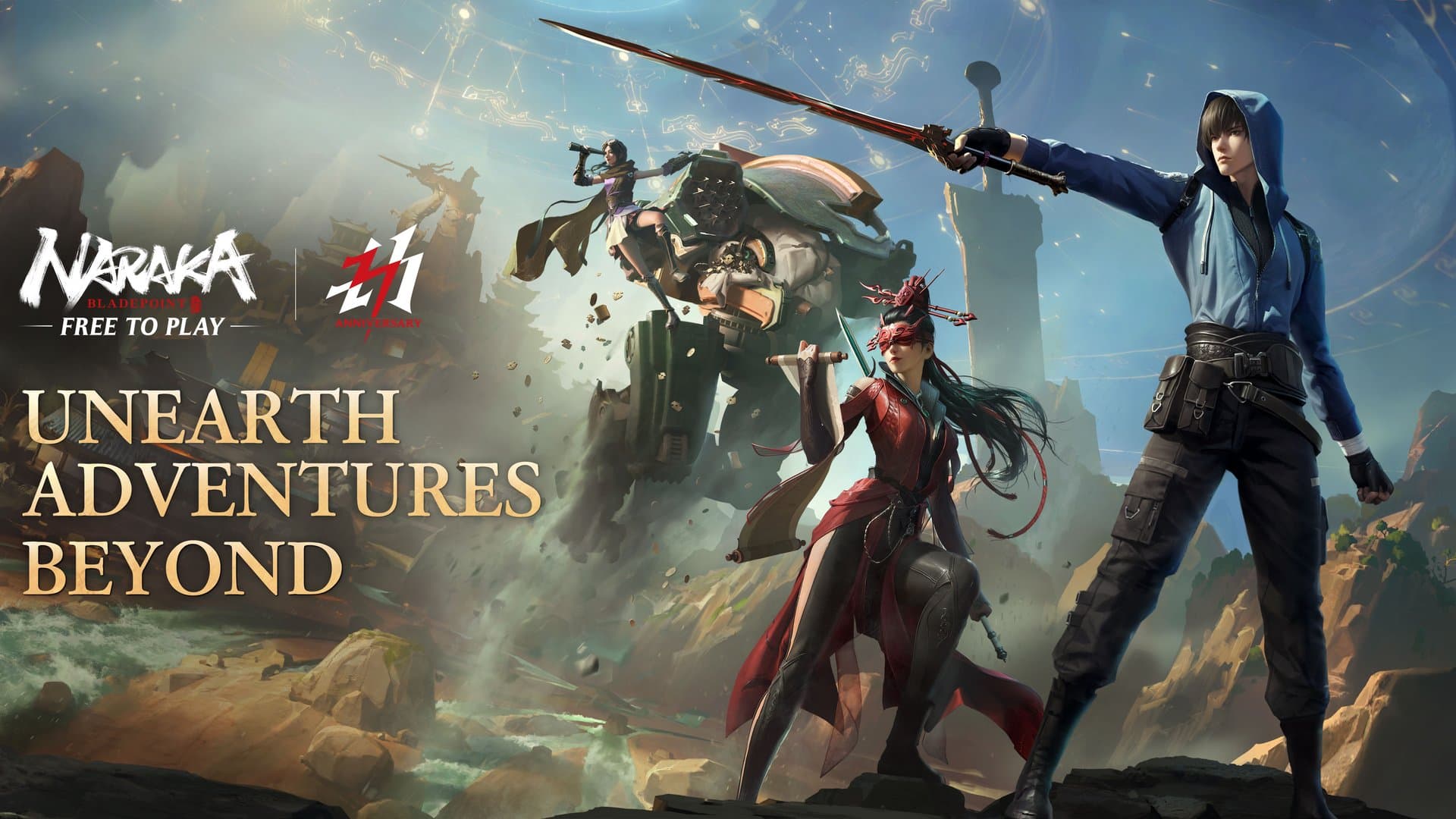 NARAKA wordt drie jaar oud en viert dit met bergen nieuwe content