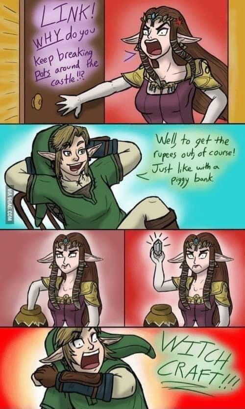 Zelda Comic Witchcraft
