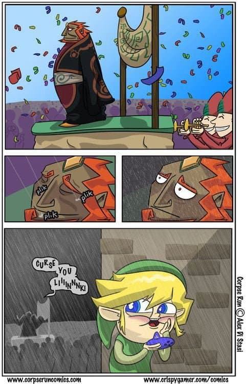 The Legend of Zelda rain
