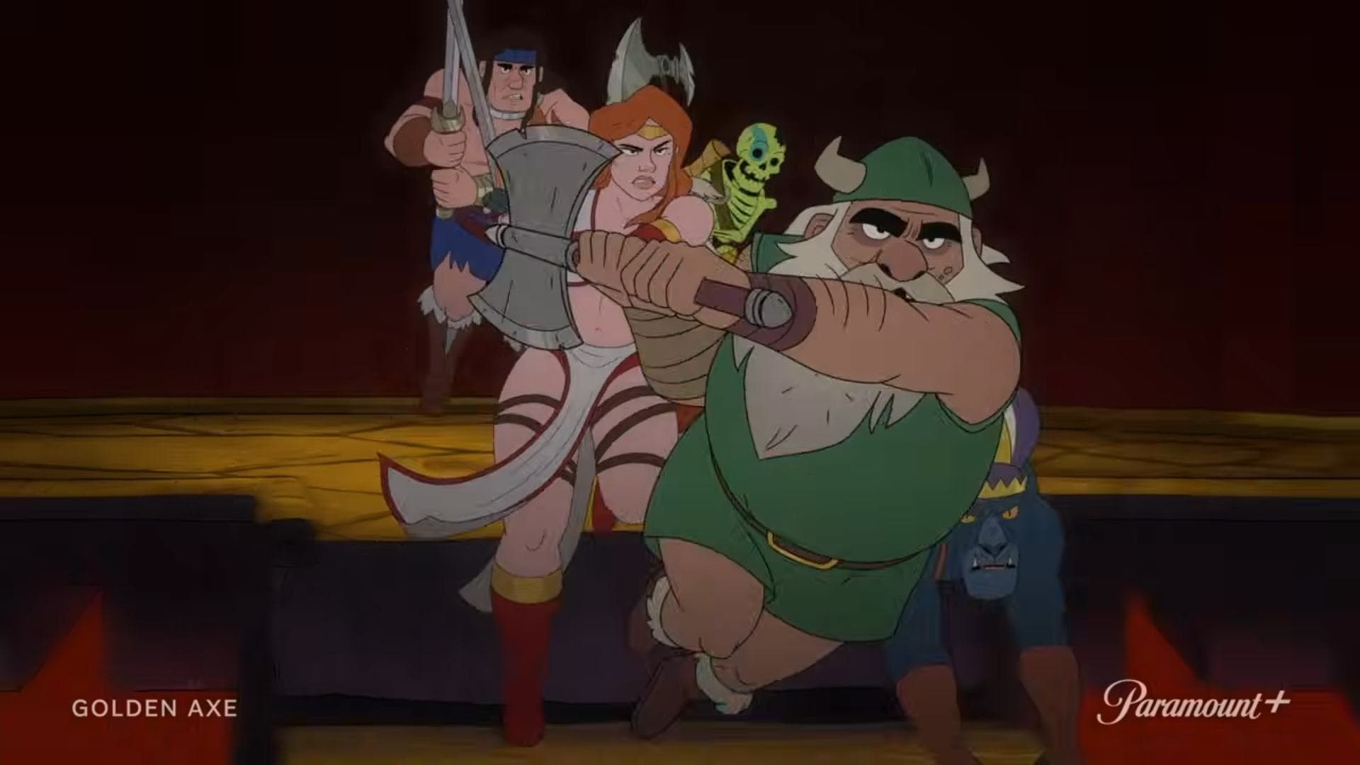 De Golden Axe animatie serie krijgt zijn eerste trailer