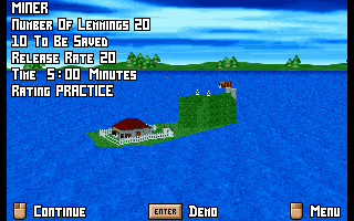 3D Lemmings screenshot 2