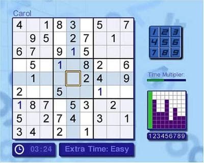 Carol Vorderman's Sudoku screenshot 1