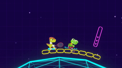 Dino Galaxy Tennis screenshot 3