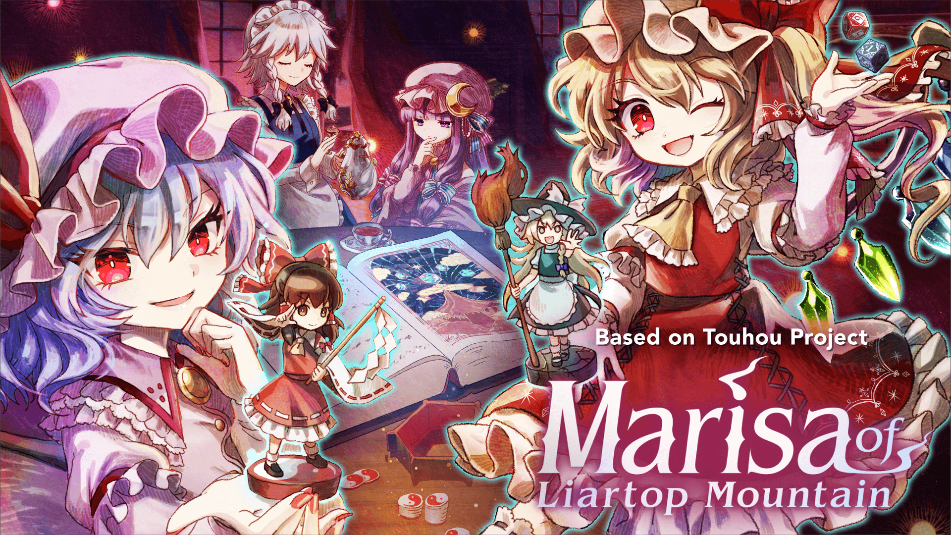 Gooi zelf de dobbelstenen in de RPG Marisa of Liartop Mountain