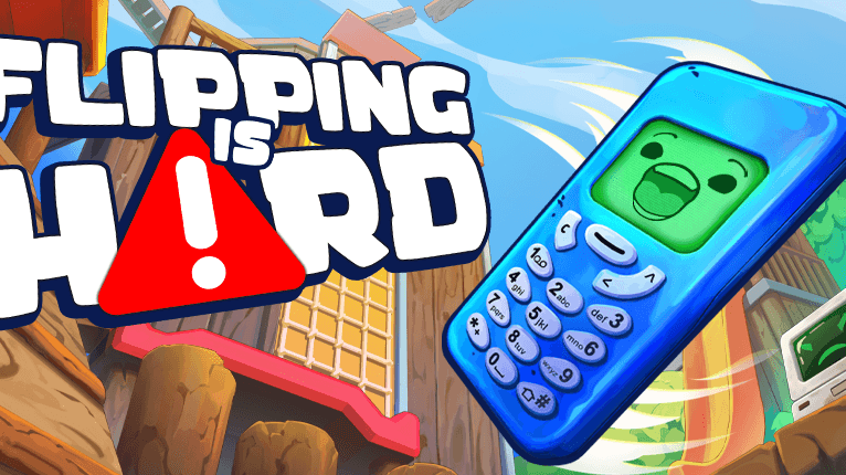 Speel met je telefoon in Flipping is Hard