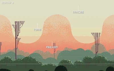 Falling words screenshot 1