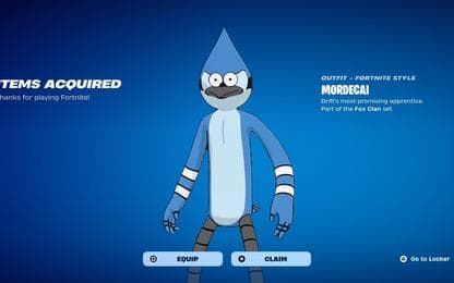 Langverwachte Fortnite emote van Regular Show stelt enorm teleur