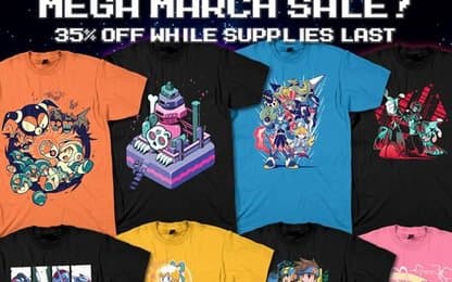 Het is Megaman maart op The Yetee