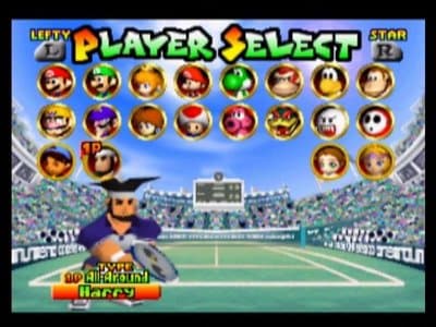 Mario Tennis screenshot 1