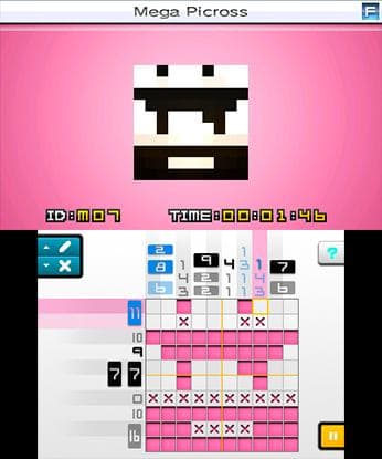 Picross e3 screenshot 1