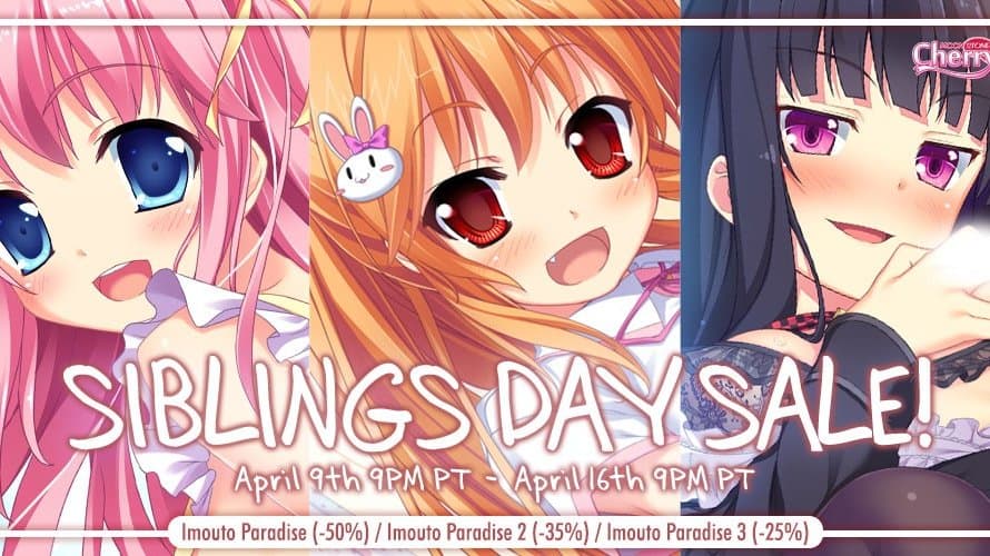 Vier Siblings Day bij MangaGamer