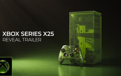 XBOX viert 25ste verjaardag met transparante XBOX en controller