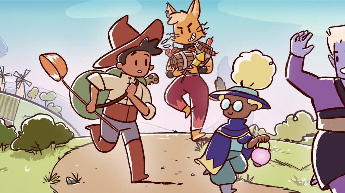 Baladins is geïnspireerd door de klassieke tabletop roleplaying games