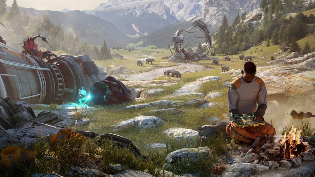 Survival expert geeft advies om te overleven in Stranded: Alien Dawn