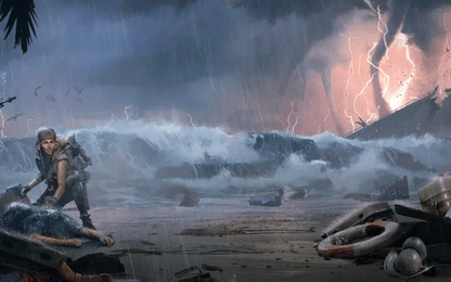 Probeer te overleven op een onbewoond eiland in Lost Rift