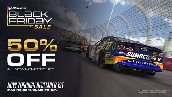 iRacing Black Friday
