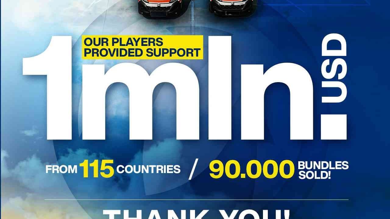 De ontwikkelaars van World of Tanks hebben meer dan 1 miljoen dollar bij elkaar geharkt voor Oekraïne