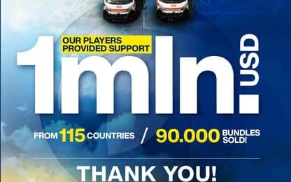 De ontwikkelaars van World of Tanks hebben meer dan 1 miljoen dollar bij elkaar geharkt voor Oekraïne