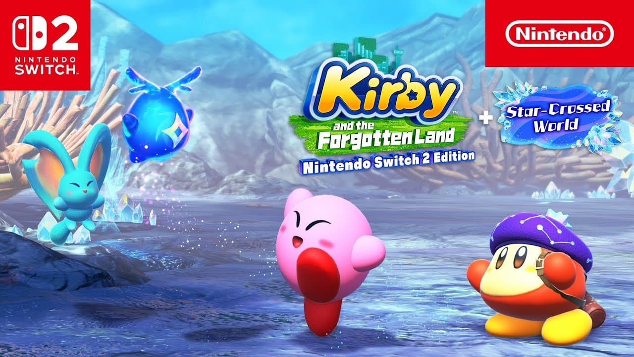 Nintendo onthult drie nieuwe Mouthful Modes voor Kirby and the Forgotten Land Star-Crossed World