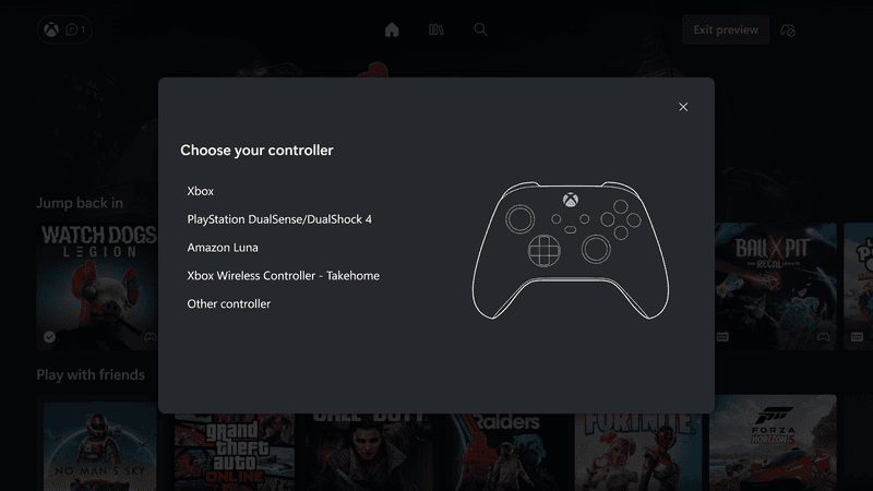 Xbox Pendragaon Controller Add