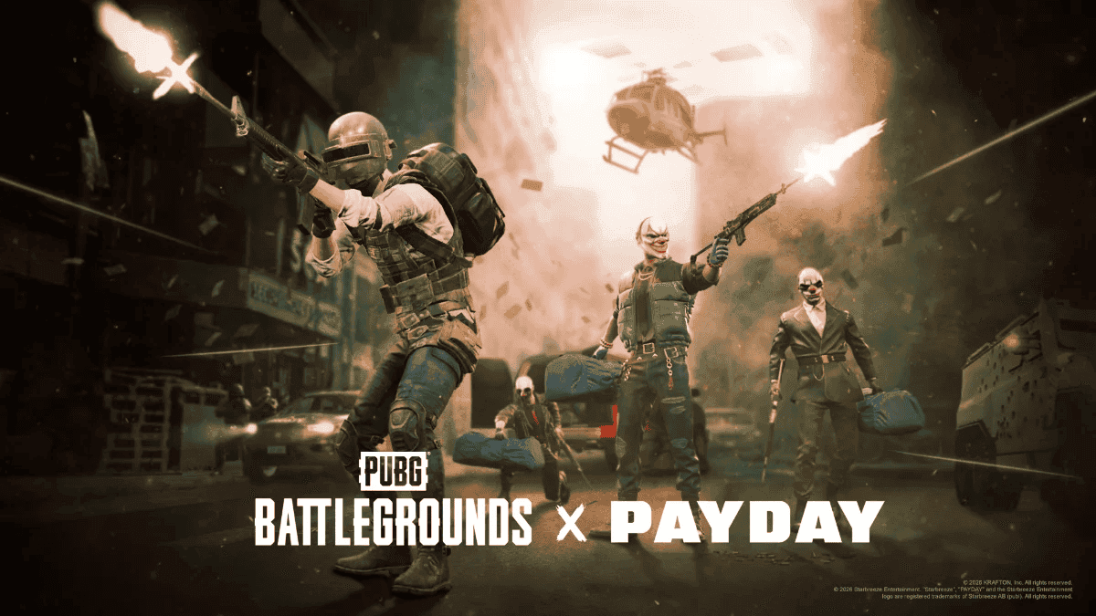 Je kunt nu PAYDAY spelen in PUBG