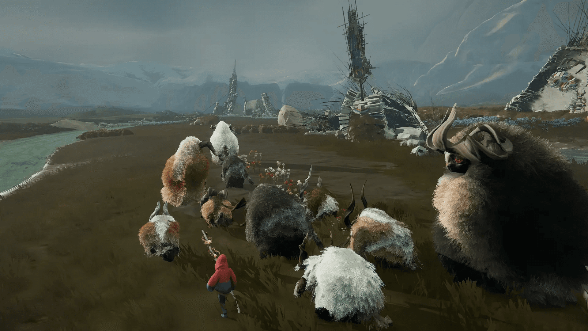 In Herdling moet je jouw kudde brengen naar de eindbestemming