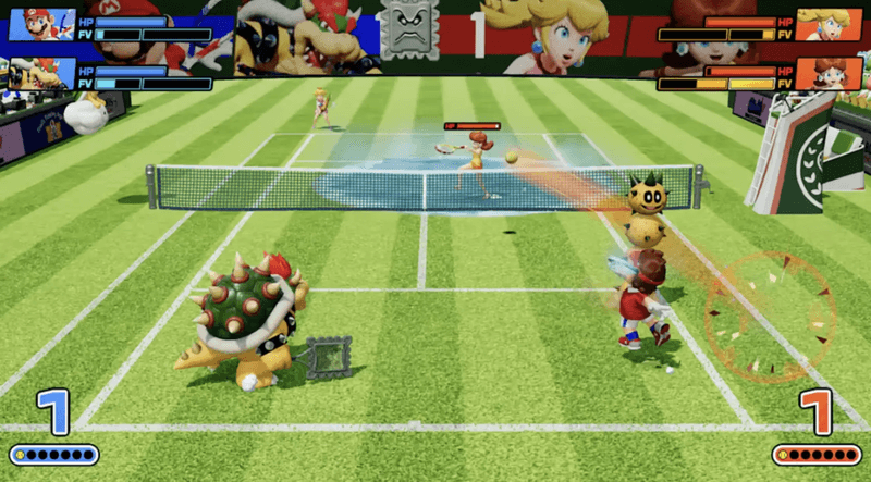 Mario Tennis Fever Screenshot