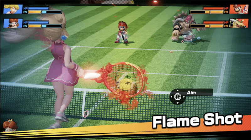 Mario Tennis Fever Screenshot