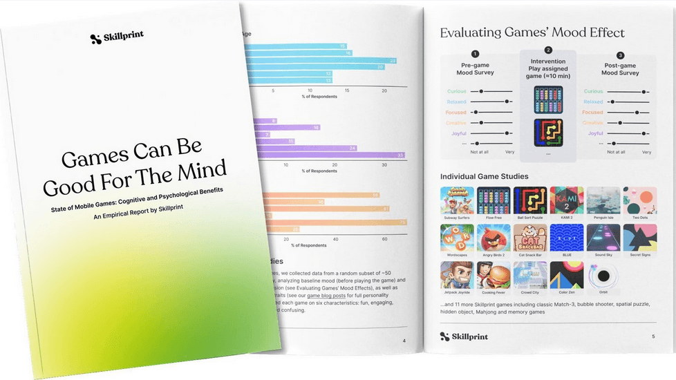 Nieuwe studie van Skillprint wijst uit dat gamen veel mentale voordelen heeft