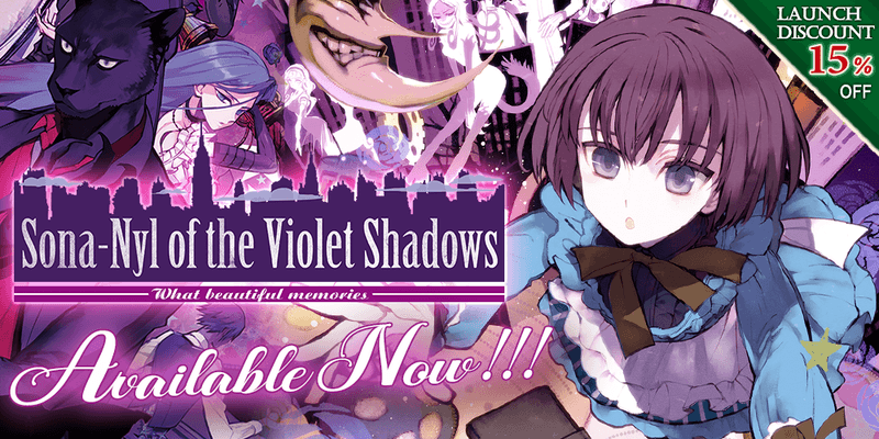 Sona-Nyl of the Violet Shadows: What Beautiful Memories Launch