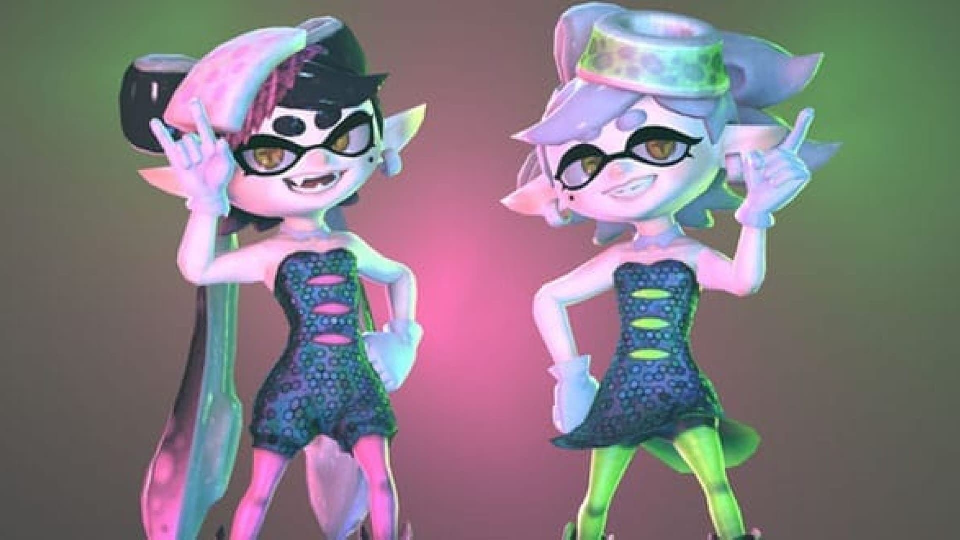 Zie hoe de Squid Sisters in het echt zingen