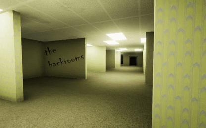 Je kunt nu zelf door de Backrooms gaan wandelen