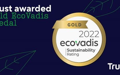Trust is bekroond met de gouden EcoVadis medaille