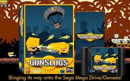 Gunslugs komt uit op de Sega Mega Drive