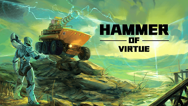 Ga de strijd aan met een hamer tegen cybernetisch verbeterde dieren in Hammer of Virtue