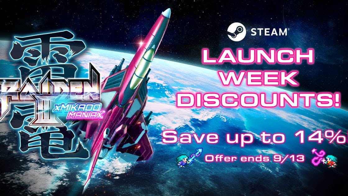 Raiden III x MIKADO MANIAX is beschikbaar via Steam