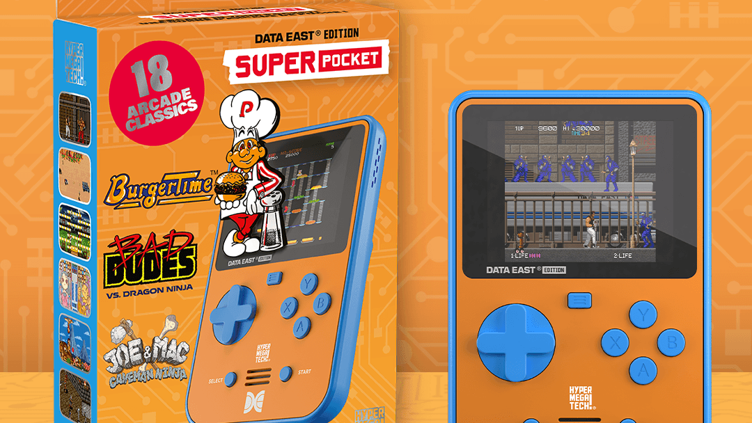 Speel arcade-klassiekers met de Super Pocket Data East edition