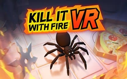 Vernietig de spinnen in Kill it With Fire VR op de PlayStation