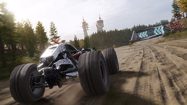 Race off-road in een futuristische setting in ExoCross
