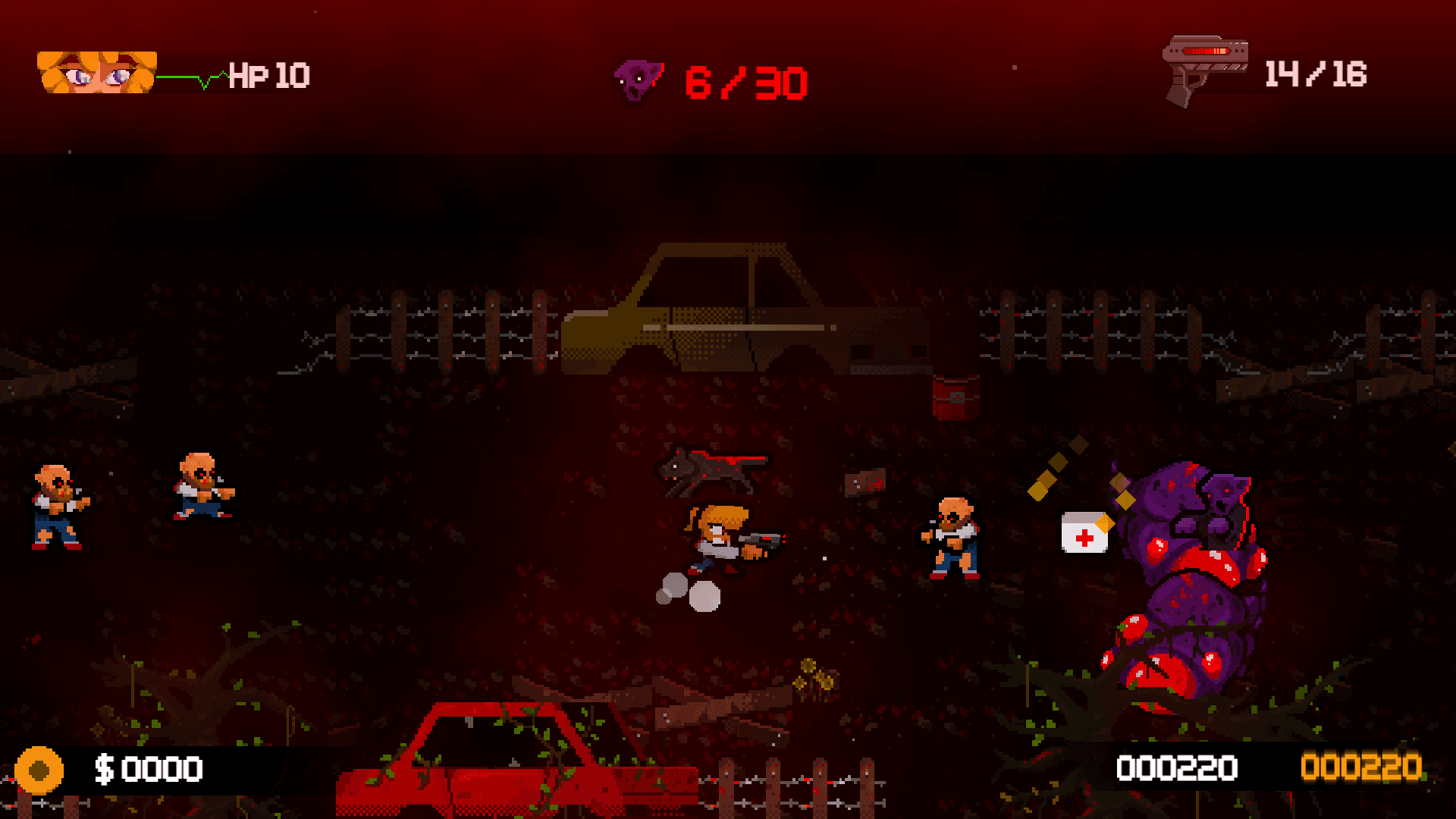 Knal jezelf naar veilig heenkomen in Evil Diary