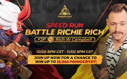 Doe mee aan het speedrun-evenement voor Torchlight: Infinite