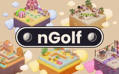 nGolf combineert midgetgolf met een puzzelgame