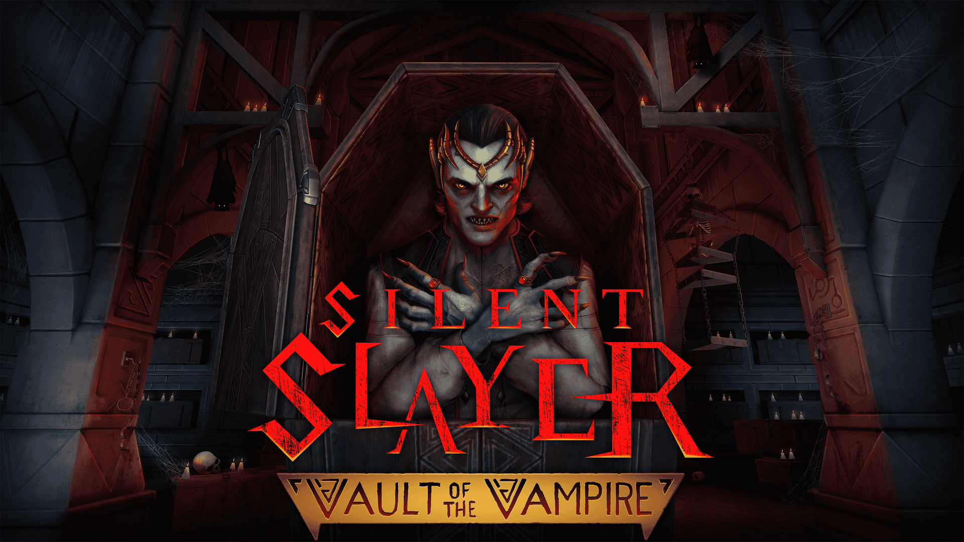Vampiers kun je beter doodmaken als ze slapen in Silent Slayer: Vault of the Vampire