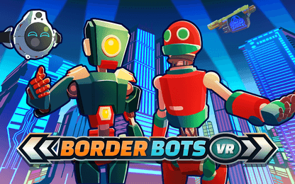 Wordt douane en controleer robots in Border Bots VR