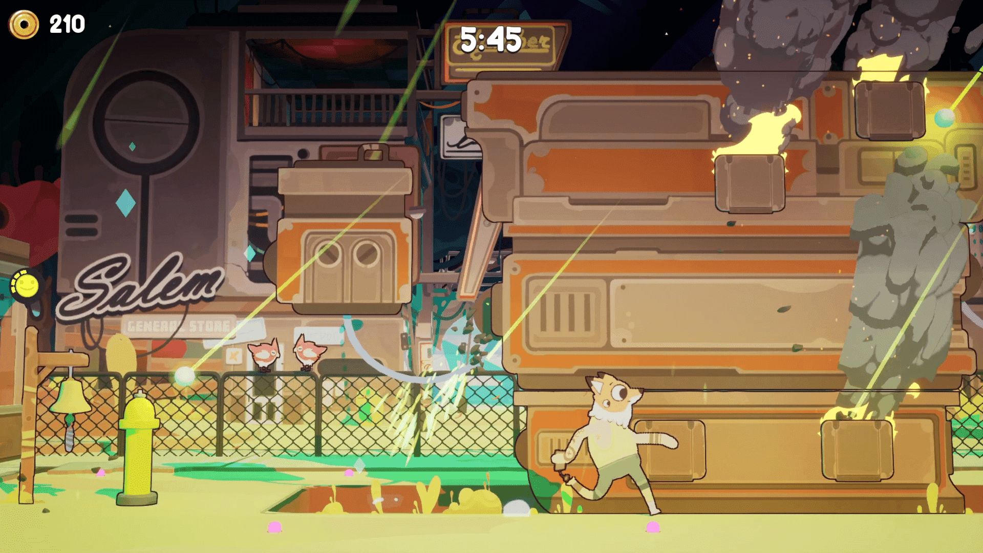 Repareer ruimteschepen in Uncle Chop's Rocket Shop