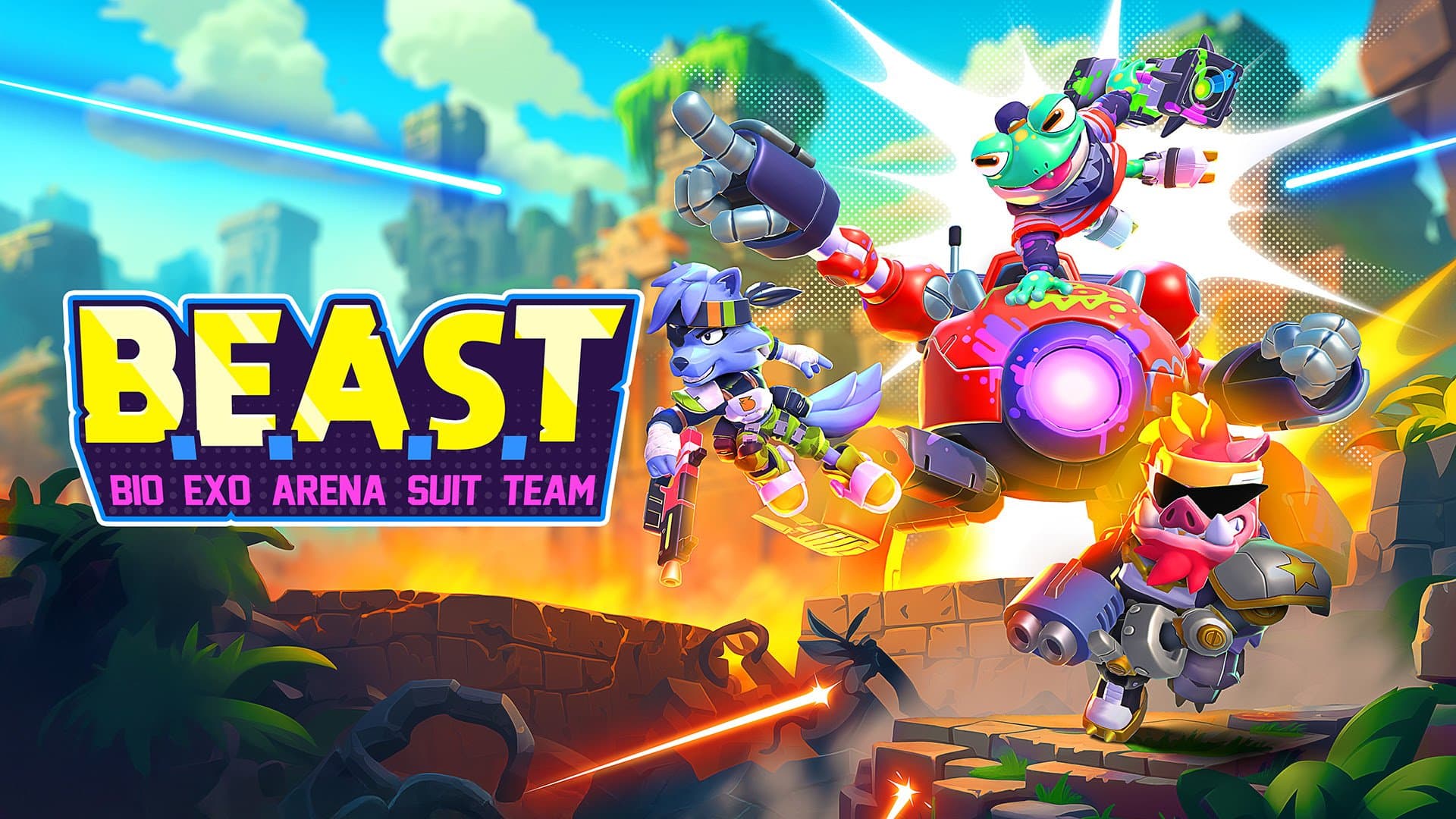 BEAST: Bio Exo Arena Suit Team is een nieuwe hero shooter voor de Nintendo Switch