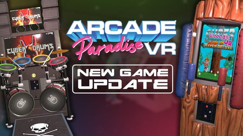 Bekijk hier welke nieuwe kasten beschikbaar zijn voor Arcade Paradise VR