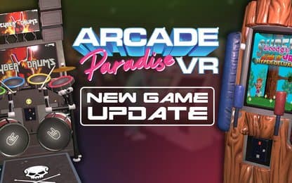 Bekijk hier welke nieuwe kasten beschikbaar zijn voor Arcade Paradise VR