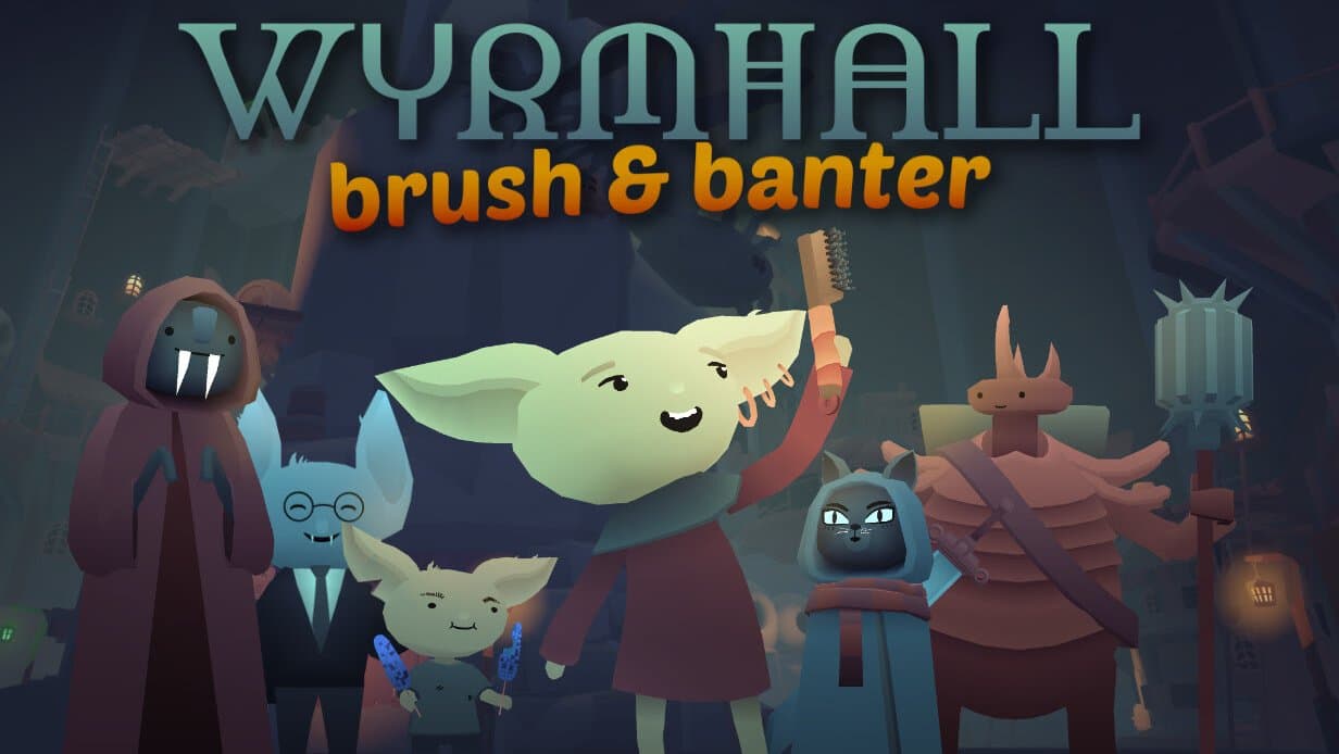 WYRMHALL: Brush & Banter is een game met een concept dat vrij zeldzaam is
