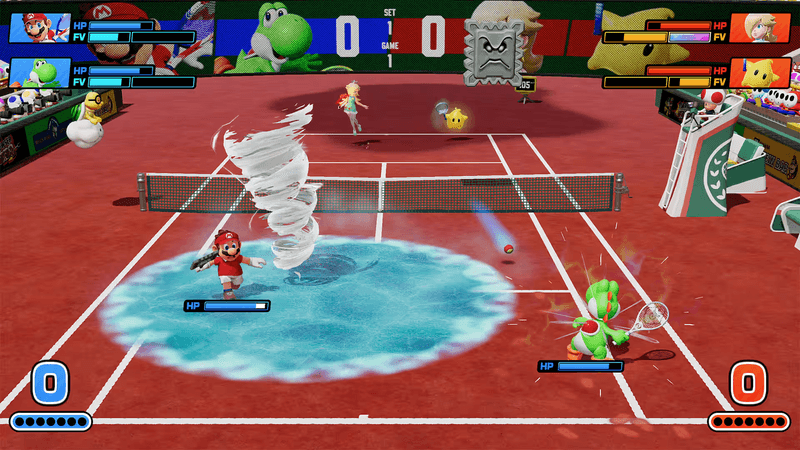 Mario Tennis Fever Screenshot